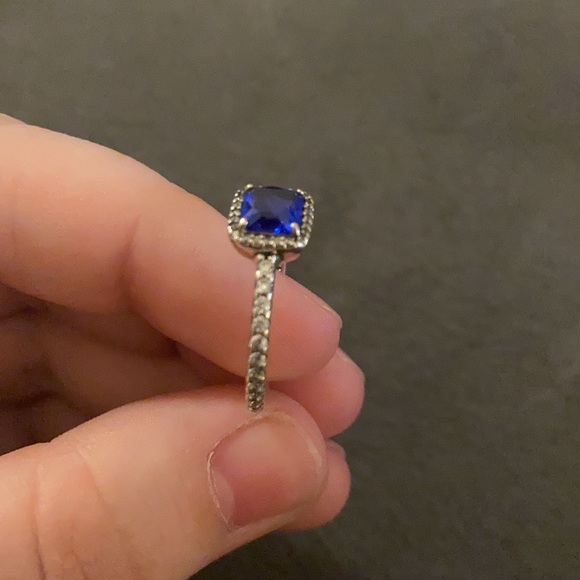 Pandora Timeless Elegance Blue Ring - Picture 4 of 7